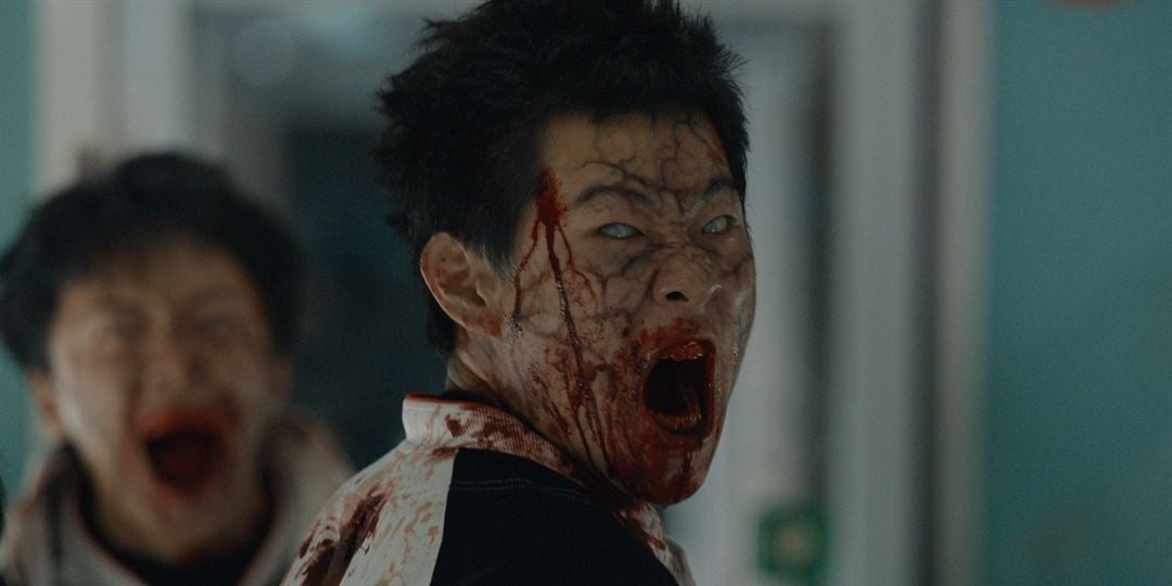Un zombie absolument terrifiant dans le film coréen Dernier train pour Busan, réalisé par Yeon Sang-ho.