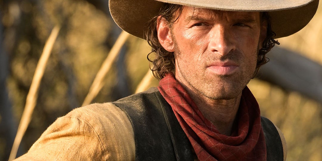 Alban Lenoir dans le rôle de Lucky Luke.