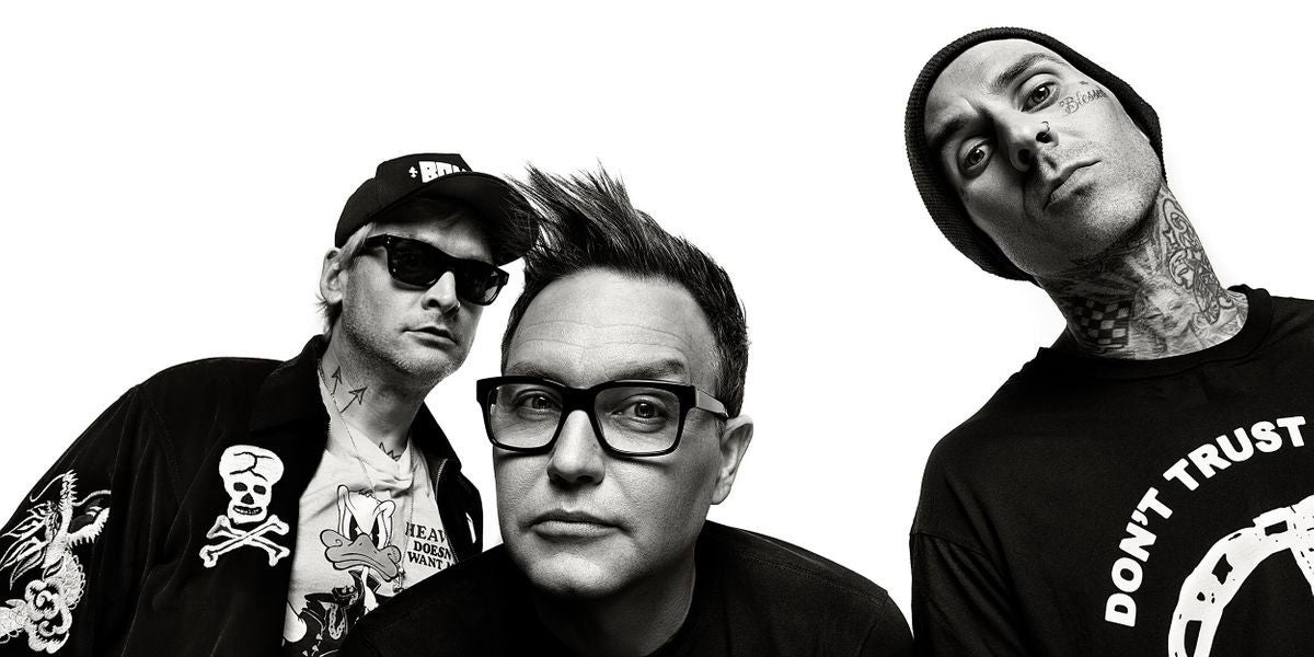 Matt Skiba, Mark Hoppus et Travis Barker de blink-182