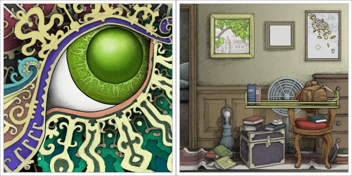 Gorogoa, un jeu mobile énigmatique qui mise sur de belles illustrations épurées et minimalistes.