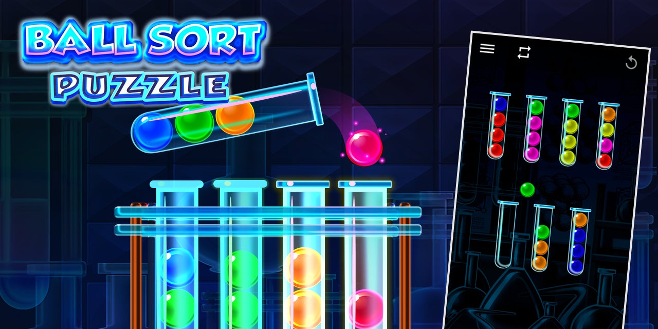 Ball Sort Puzzle est un casse-tête dans lequel il faut remplir des tubes à essai de différentes couleurs