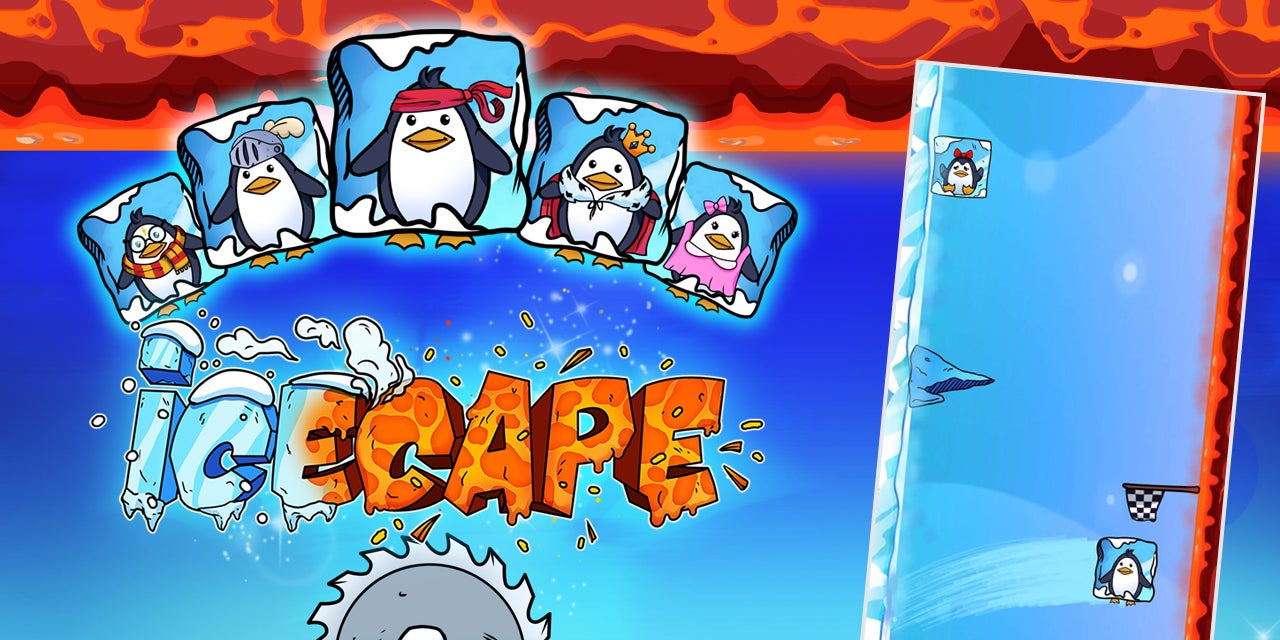 Testez vos réflexes avec Icecape, l'un des 3 jeux de glisse à découvrir sur SFR Jeux Illimité cet hiver.