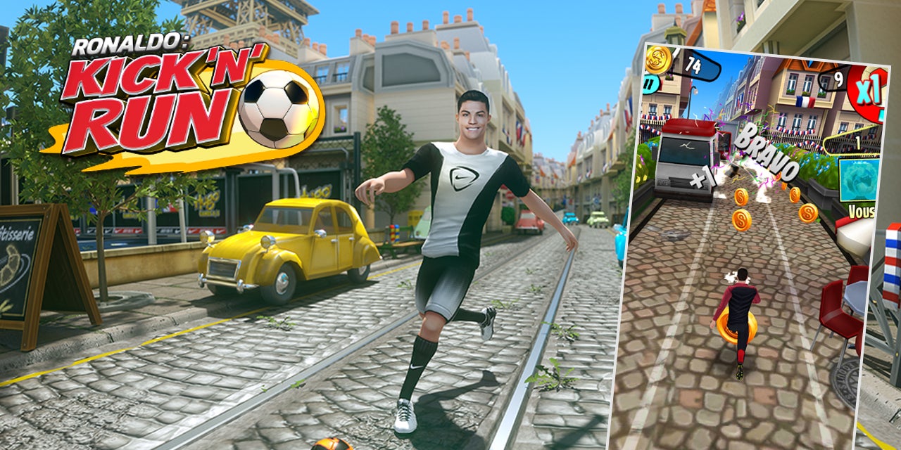 Prenez le contrôle de CR7 dans Cristiano Ronaldo : Kick'n'Run sur SFR Jeux