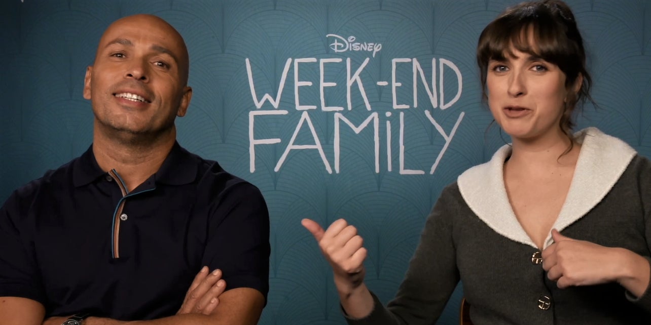Éric Judor et Daphnée Côté-Hallé nous parlent du spécial Noël de Week-End Family