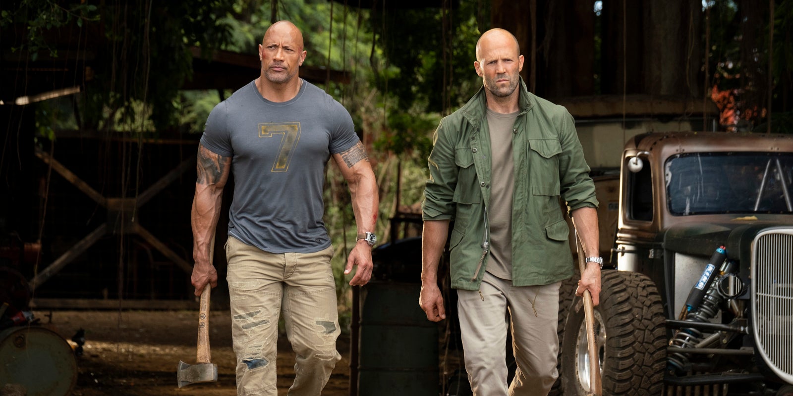 Dwayne Johnson et Jason Statham sont à l'affiche de Fast & Furious : Hobbs & Shaw sur Altice Studios