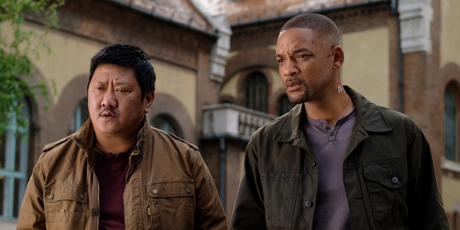 Will Smith et Benedict Wong dans Gemini Man