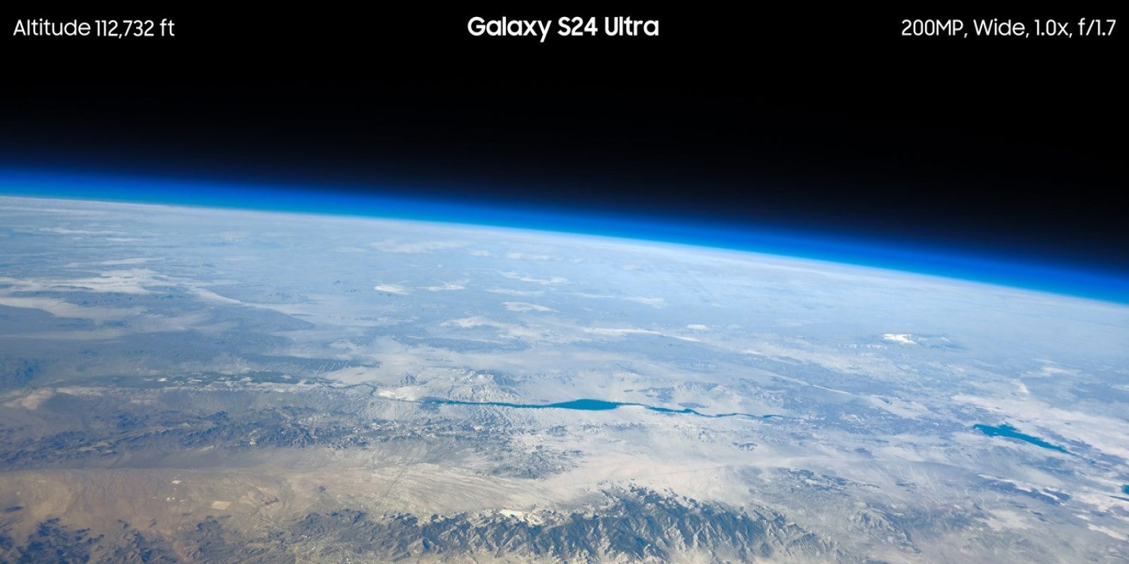 Un cliché stratosphérique pris en direct par un Samsung Galaxy S24 Ultra, à plus de 30 km d'altitude au-dessus de la Terre.