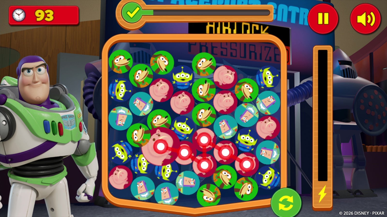 Le jeu mobile "Toy Story : Pop"