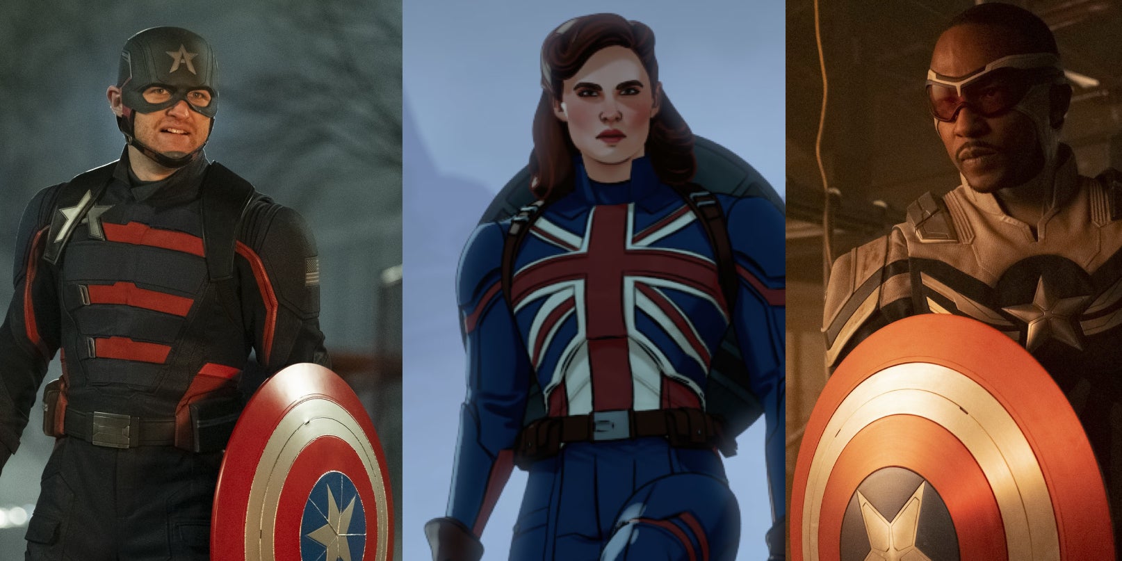 L'un de ses trois personnages est le nouveau Captain America dans les films Marvel