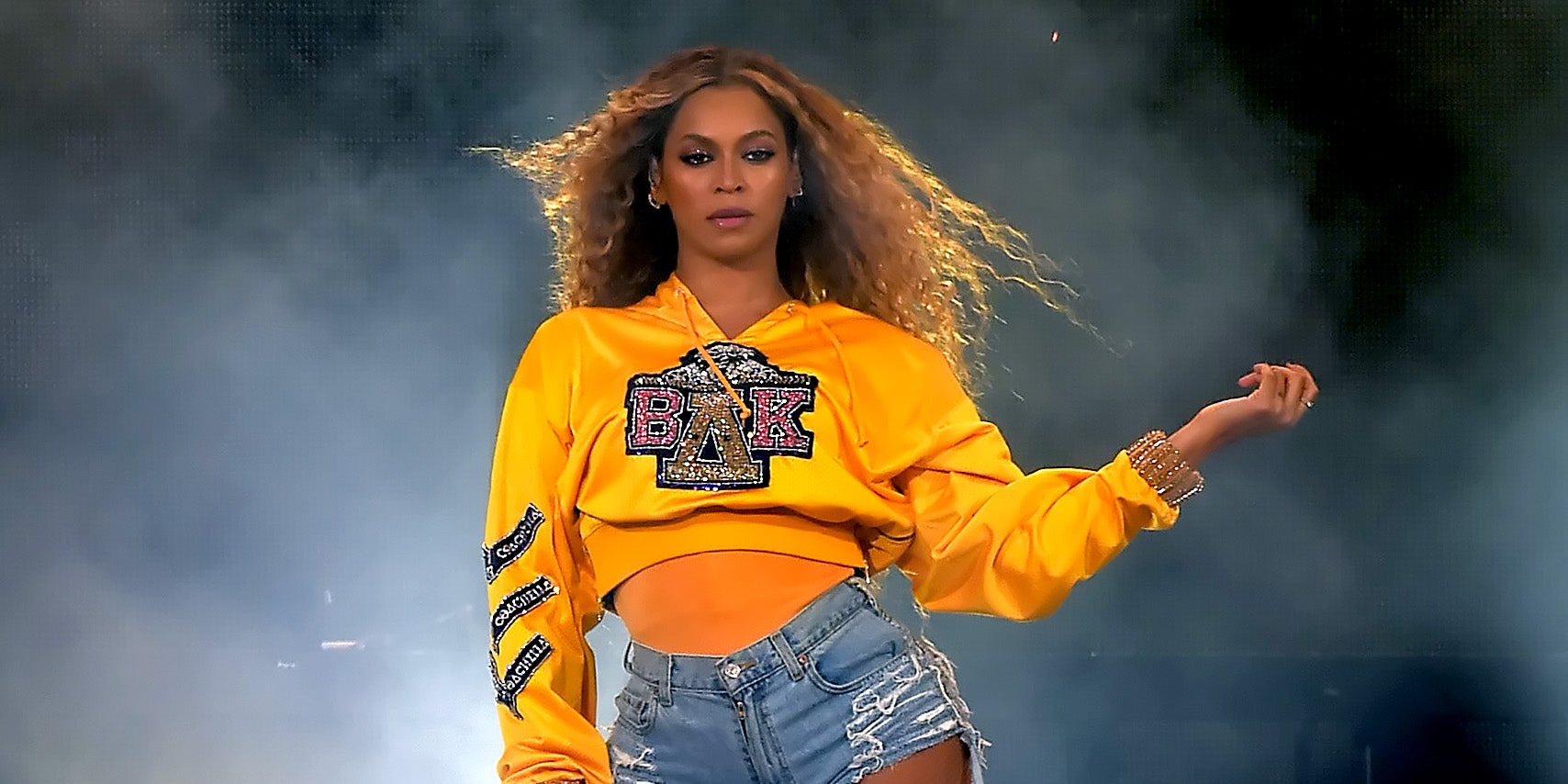 Beyoncé au festival Coachella en 2018. 
