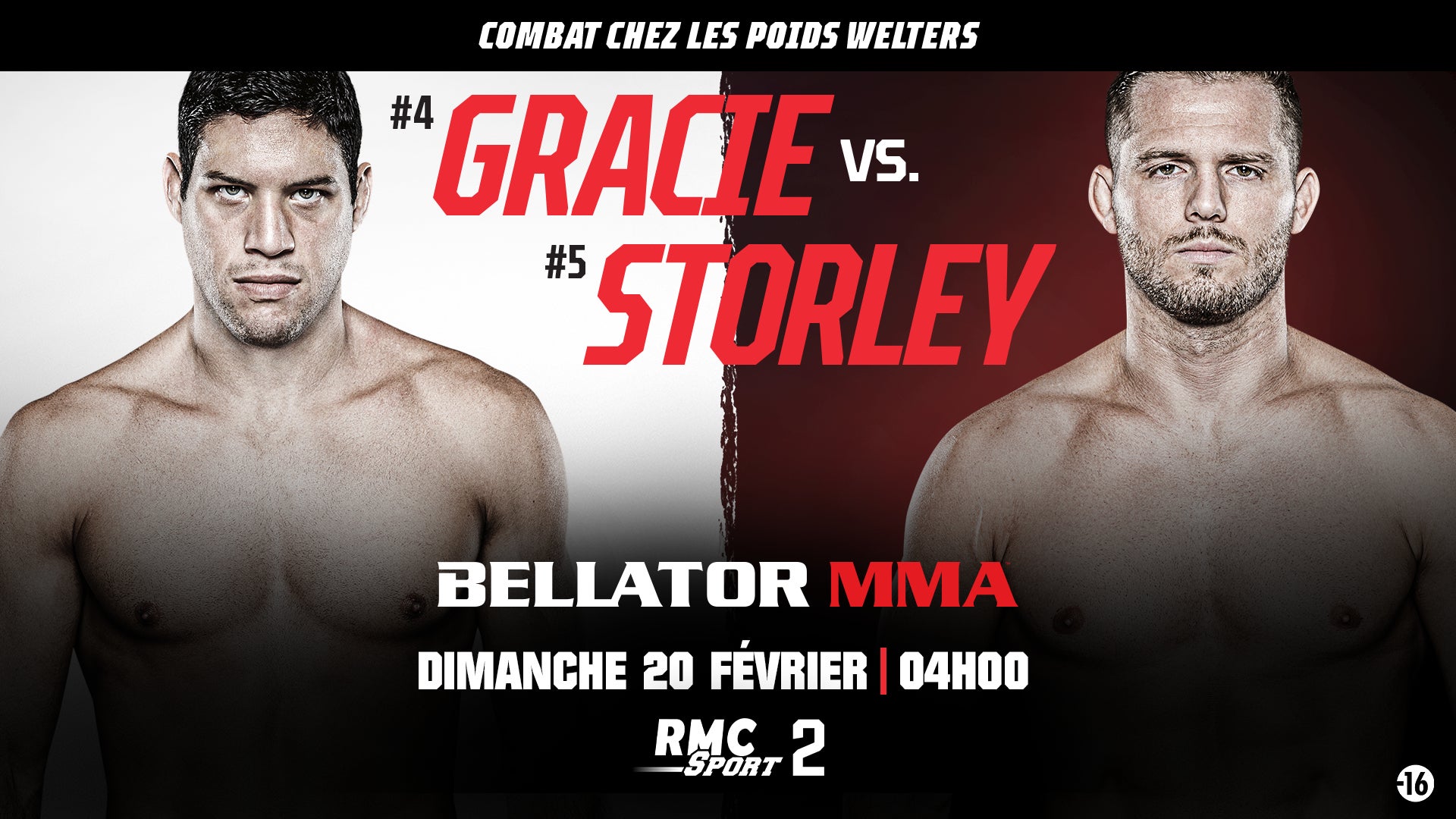 Gracie VS. Storley pour le Bellator 274 sur RMC Sport 2