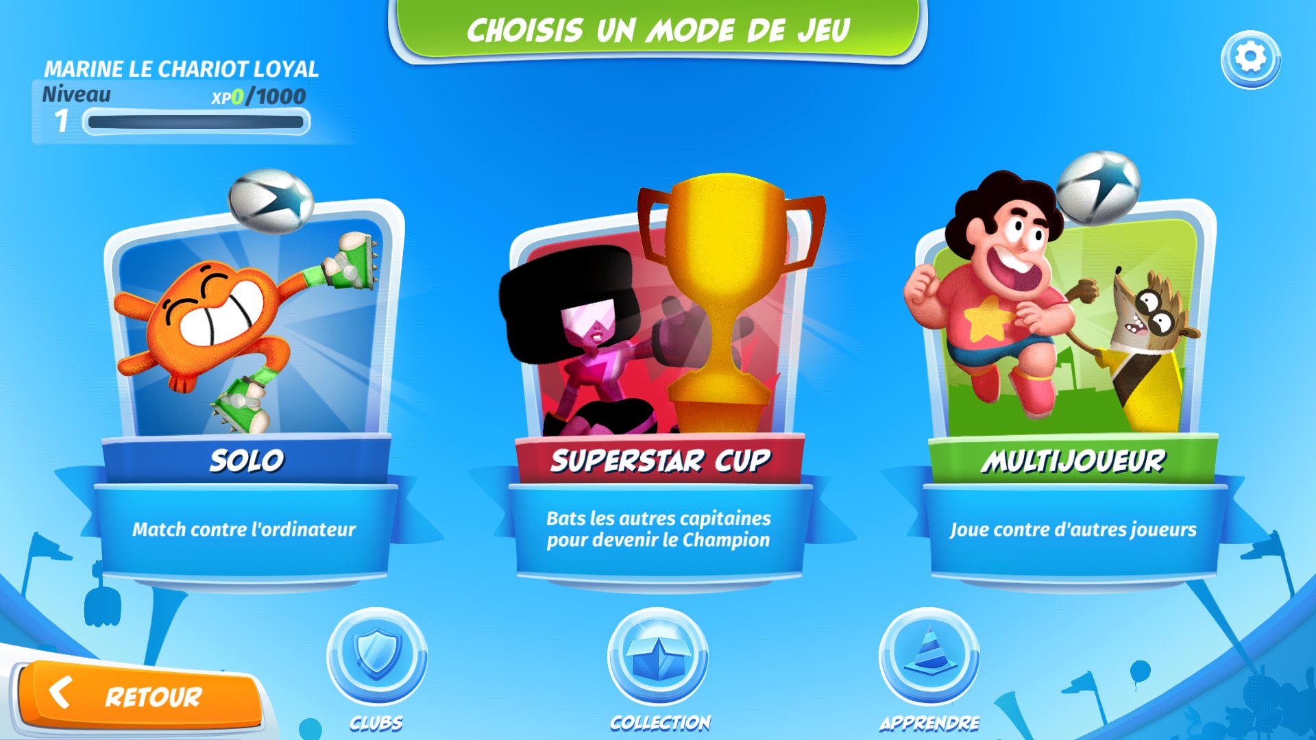 En solo, superstar cup ou multijoueur en ligne, de nombreux modes de jeux s’offrent à vous sur mobile avec CN Superstar Soccer : Goal !!!. En solo, superstar cup ou multijoueur en ligne, de nombreux modes de jeux s’offrent à vous sur mobile avec CN Superstar Soccer : Goal !!!.
