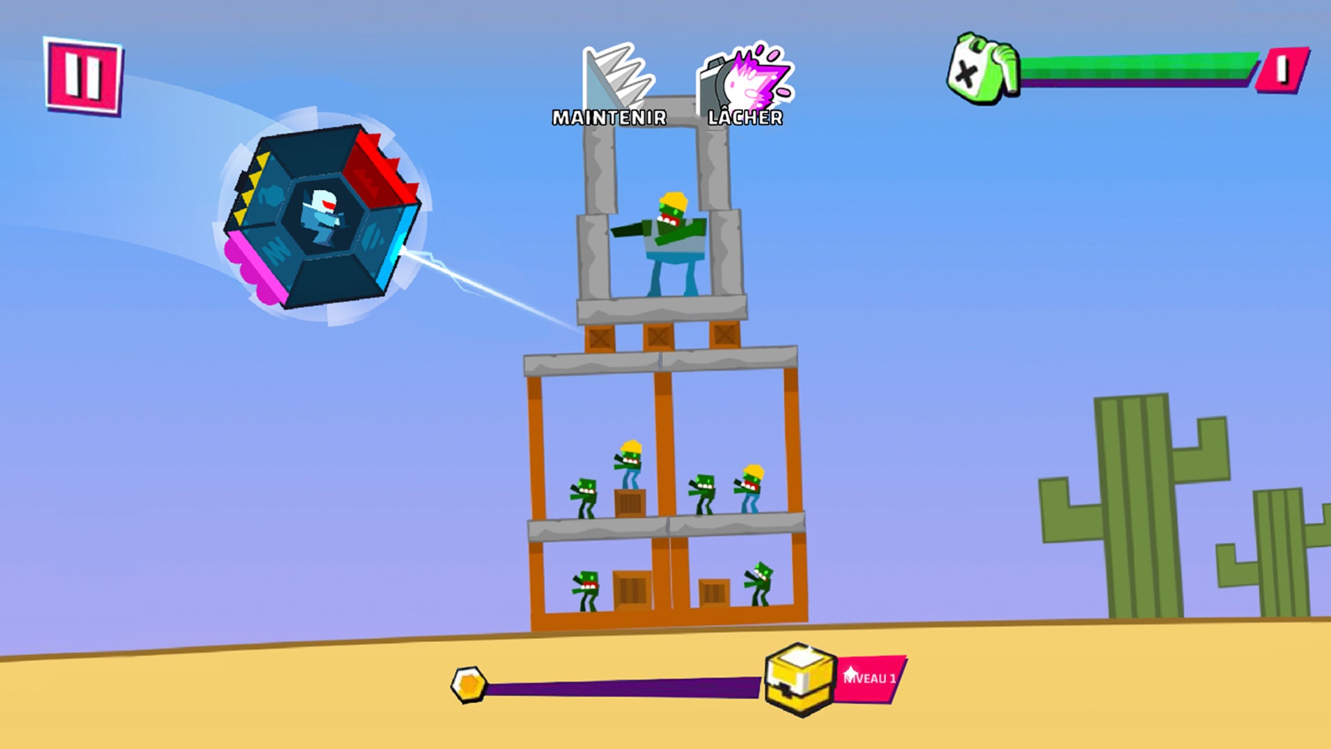 Foncez dans un monde post-apocalyptique déjanté et construisez la machine ultime à détruire les zombies !