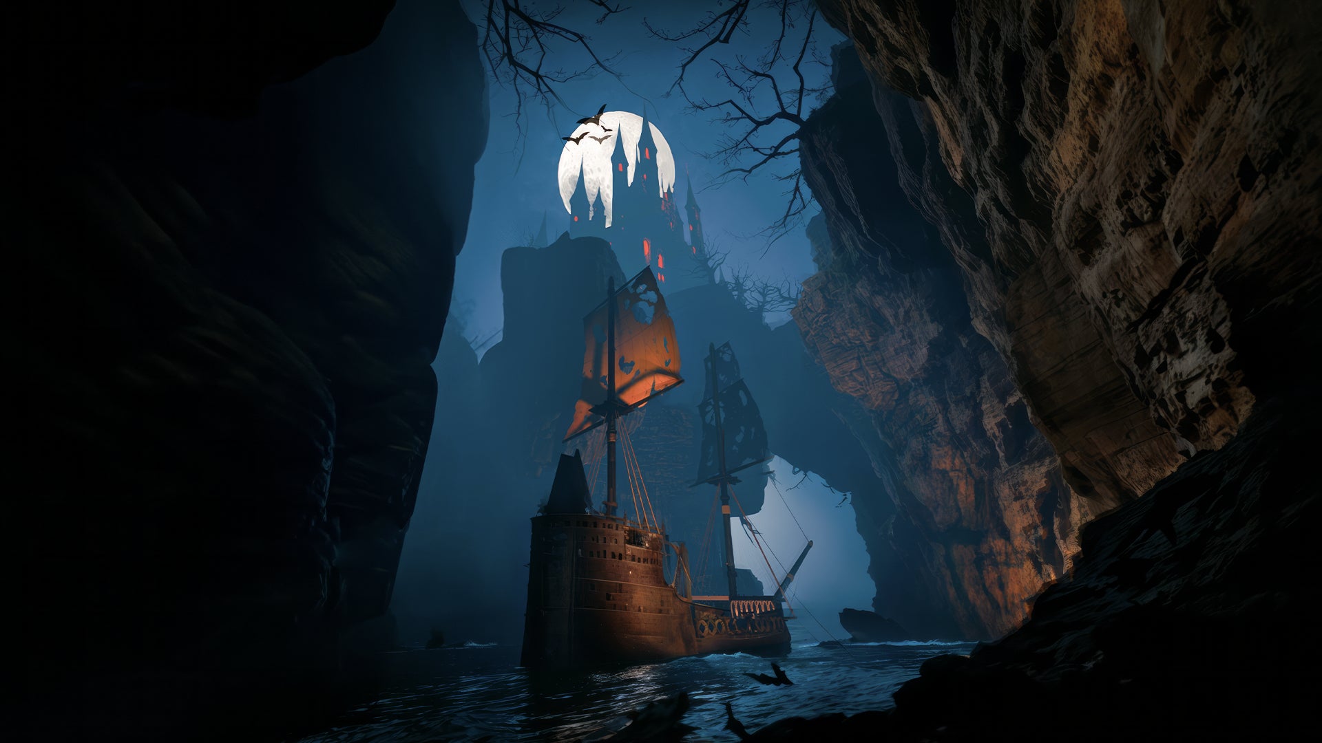 Sur le bateau, le panorama est aussi majestueux qu'inquiétant