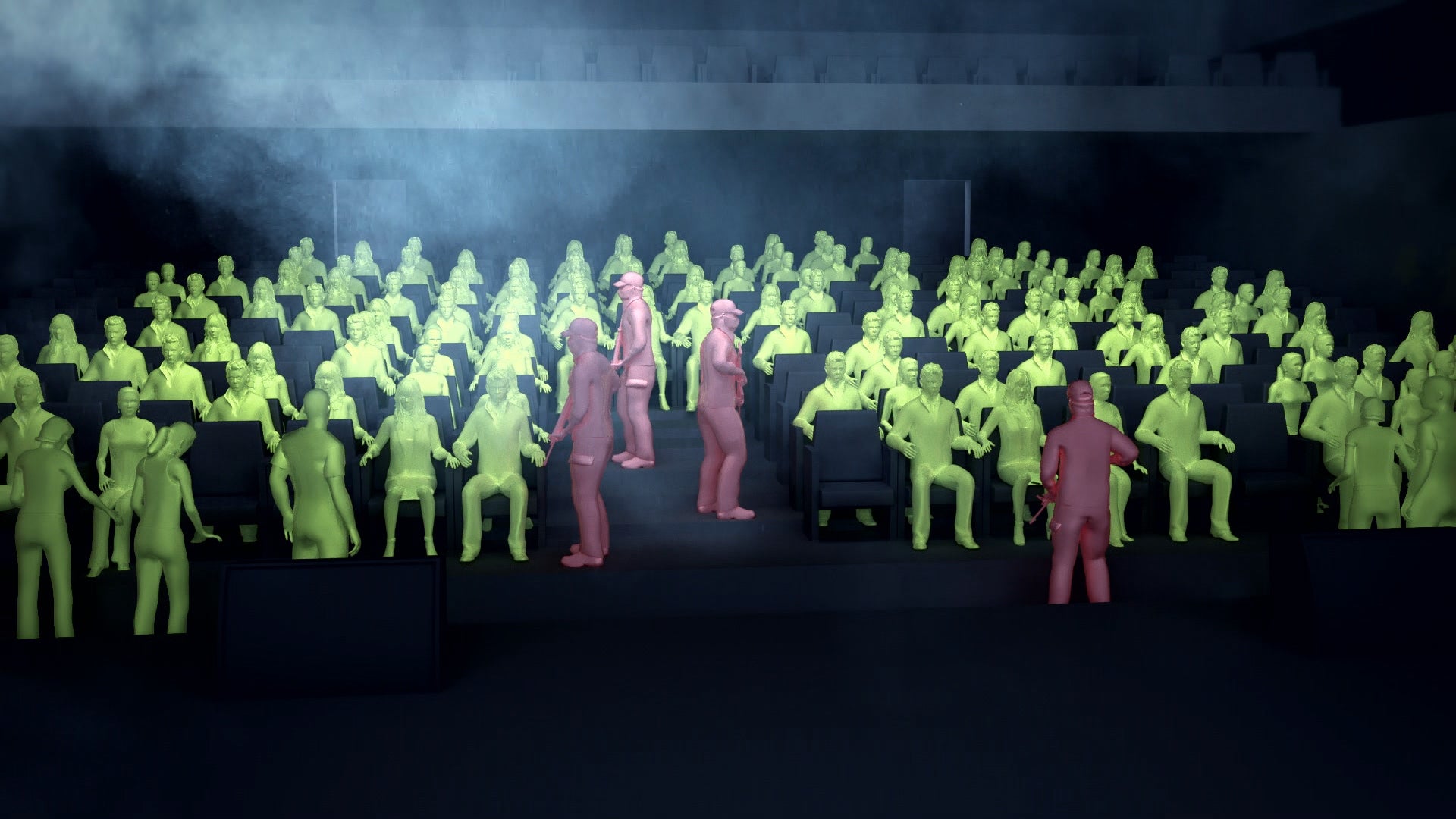 Une reconstitution 3D de la prise d'otages du théâtre de Moscou en 2002