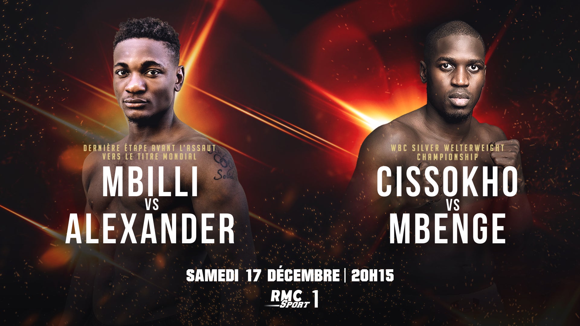 Deux Français prêts à briller sur le ring ce samedi soir.