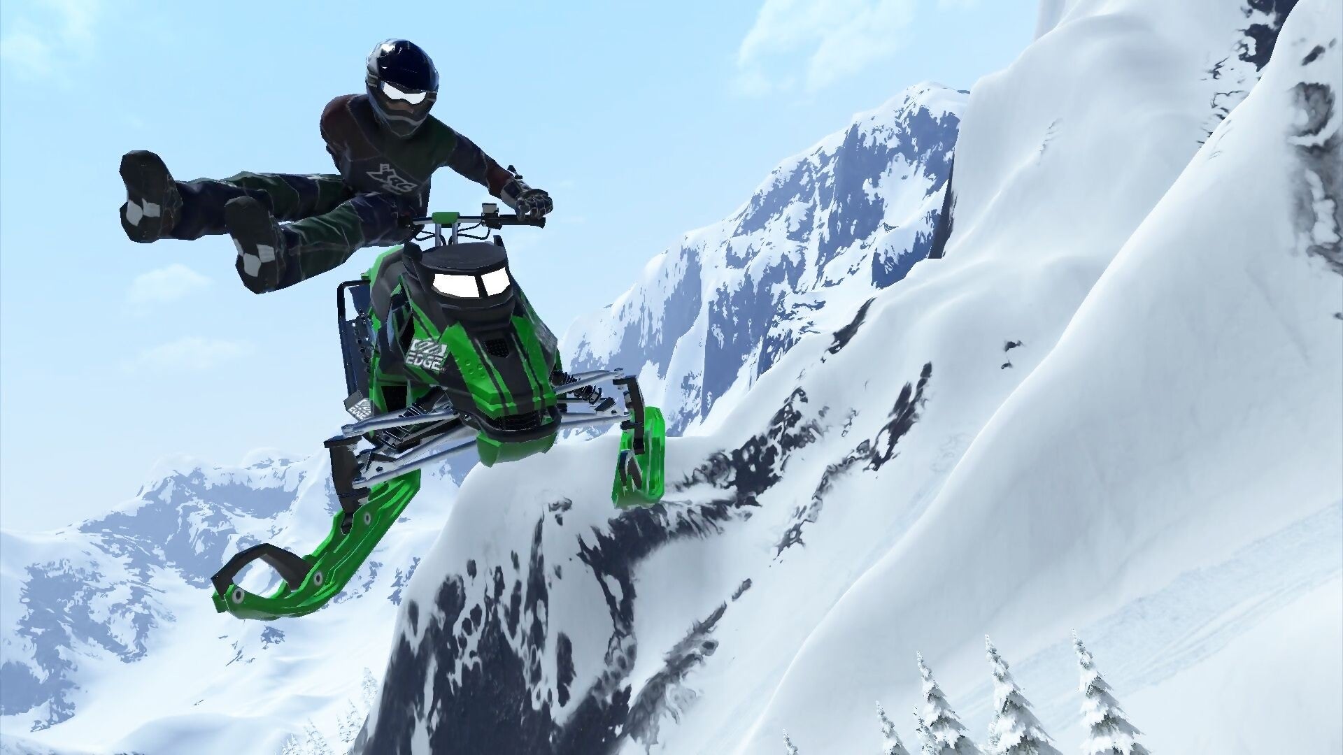 Les figures n'auront plus de secret pour vous dans Snow Moto Racing.