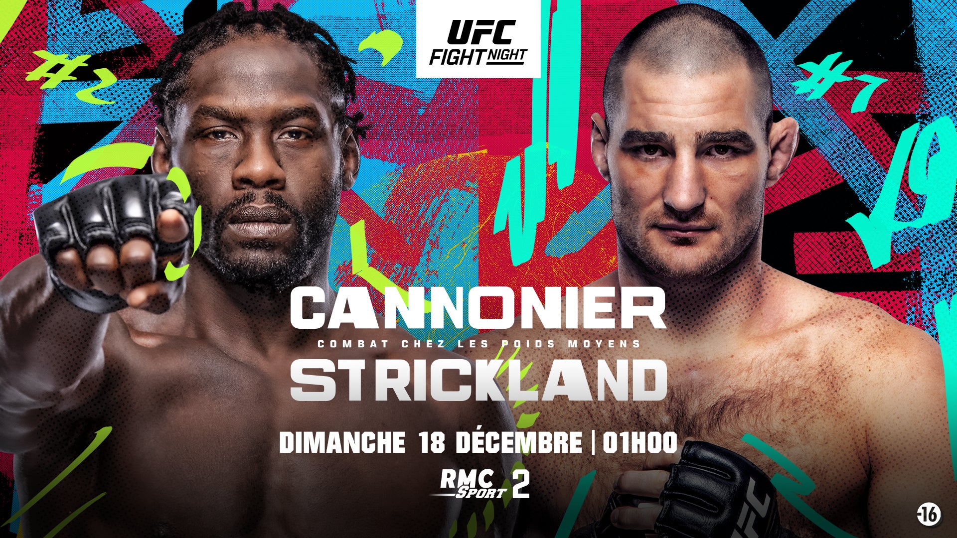 Cannonier vs. Strickland, une tête d'affiche pleine de promesses pour cette nouvelle UFC Fight Night.
