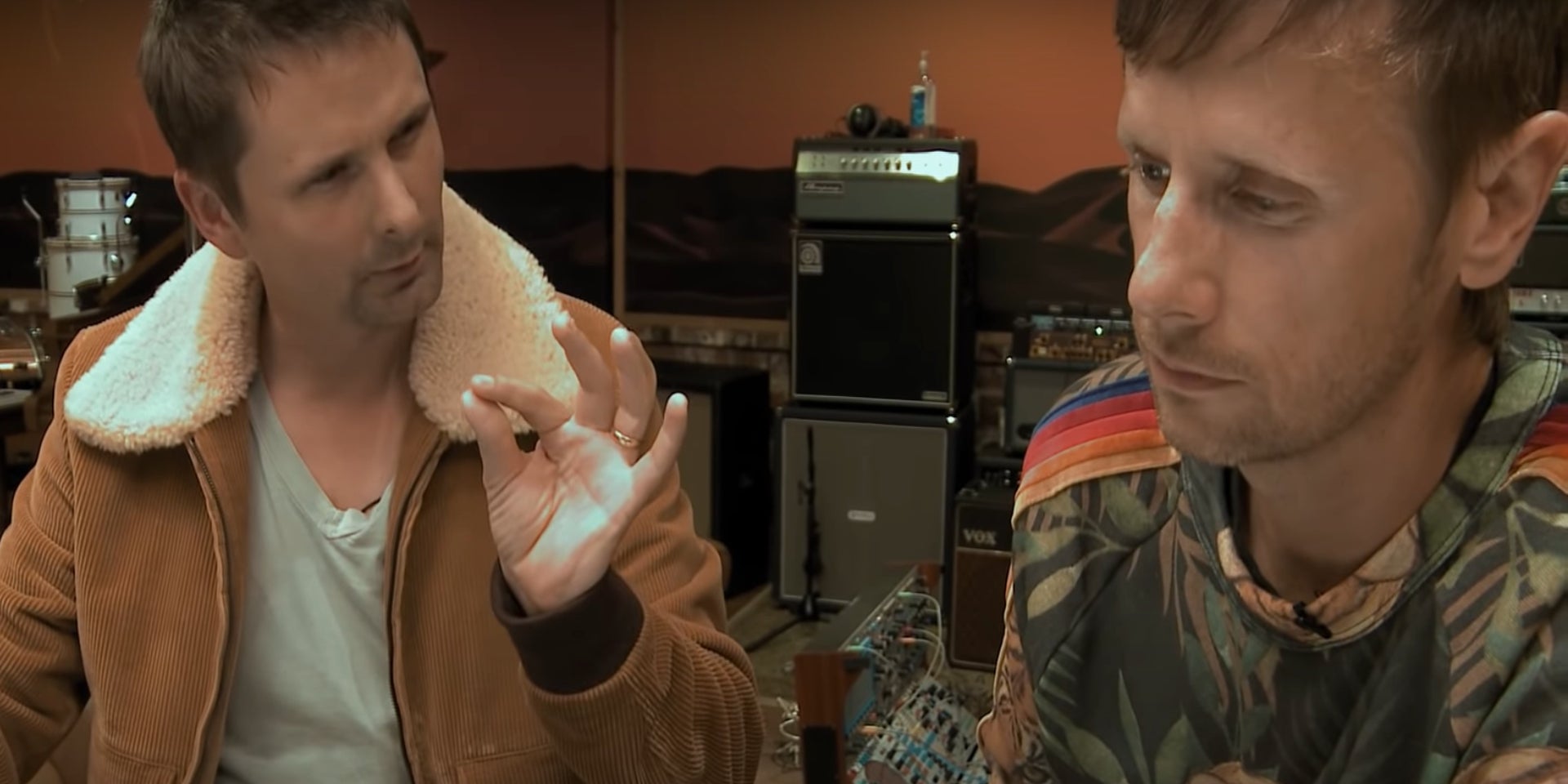 Matthew Bellamy et Dominic Howard de Muse semblent satisfaits du résultat