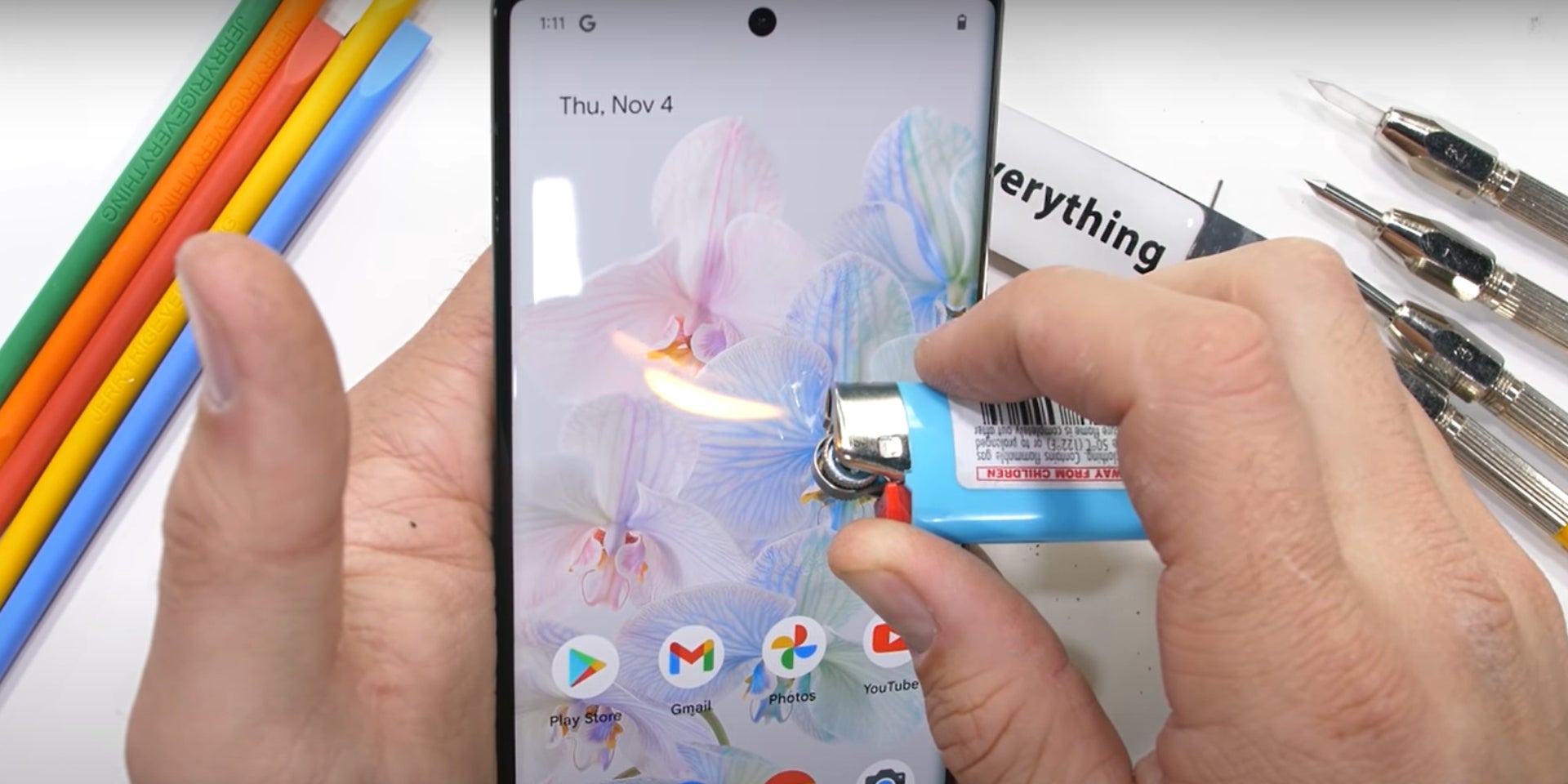 Le Google Pixel 6 Pro a passé le test de résistance du YouTubeur JerryRigEverythinh