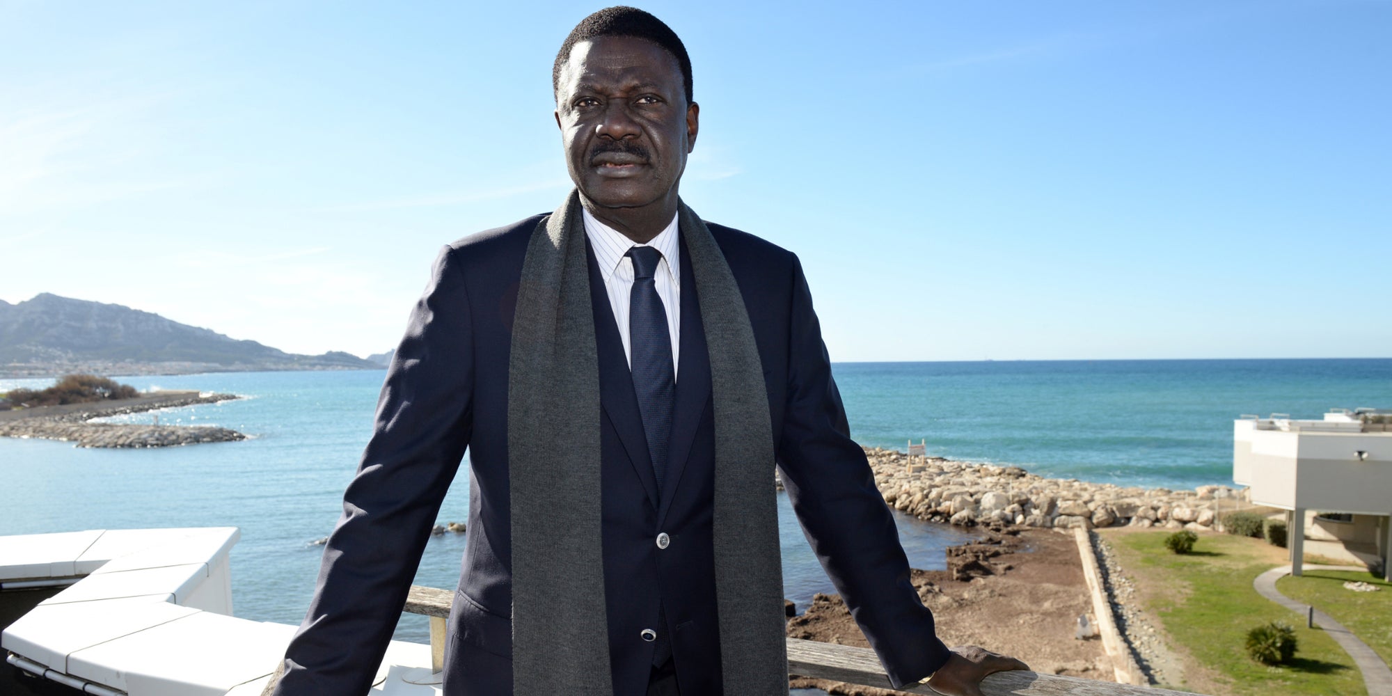 Pape Diouf à Marseille, le 4 février 2014