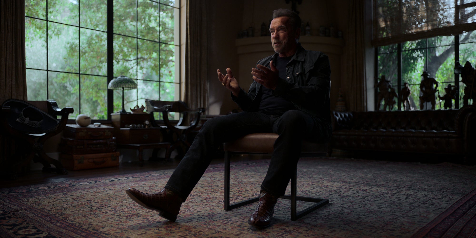 Arnold Schwarzenegger dans Arnold, un documentaire retraçant sa vie et ses multiples carrières, disponible le 7 juin prochain sur Netflix.