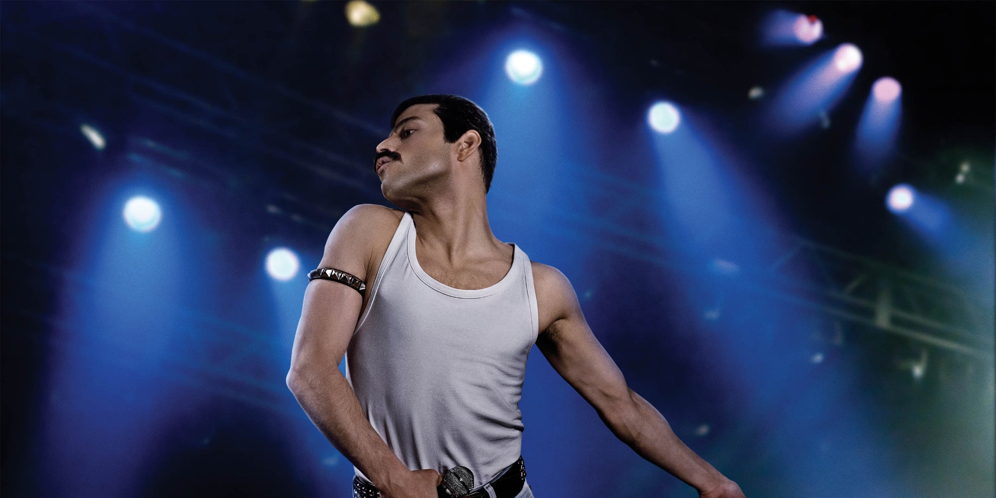 Freddie Mercury interprété par Rami Malek dans Bohemian Rhapsody.