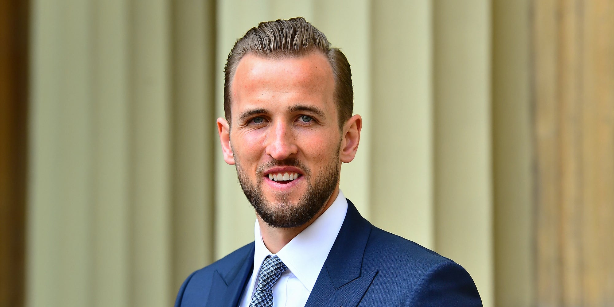 Harry Kane, capitaine de l'équipe d'Angleterre, et Membre de l'Ordre de l'Empire Brintannique