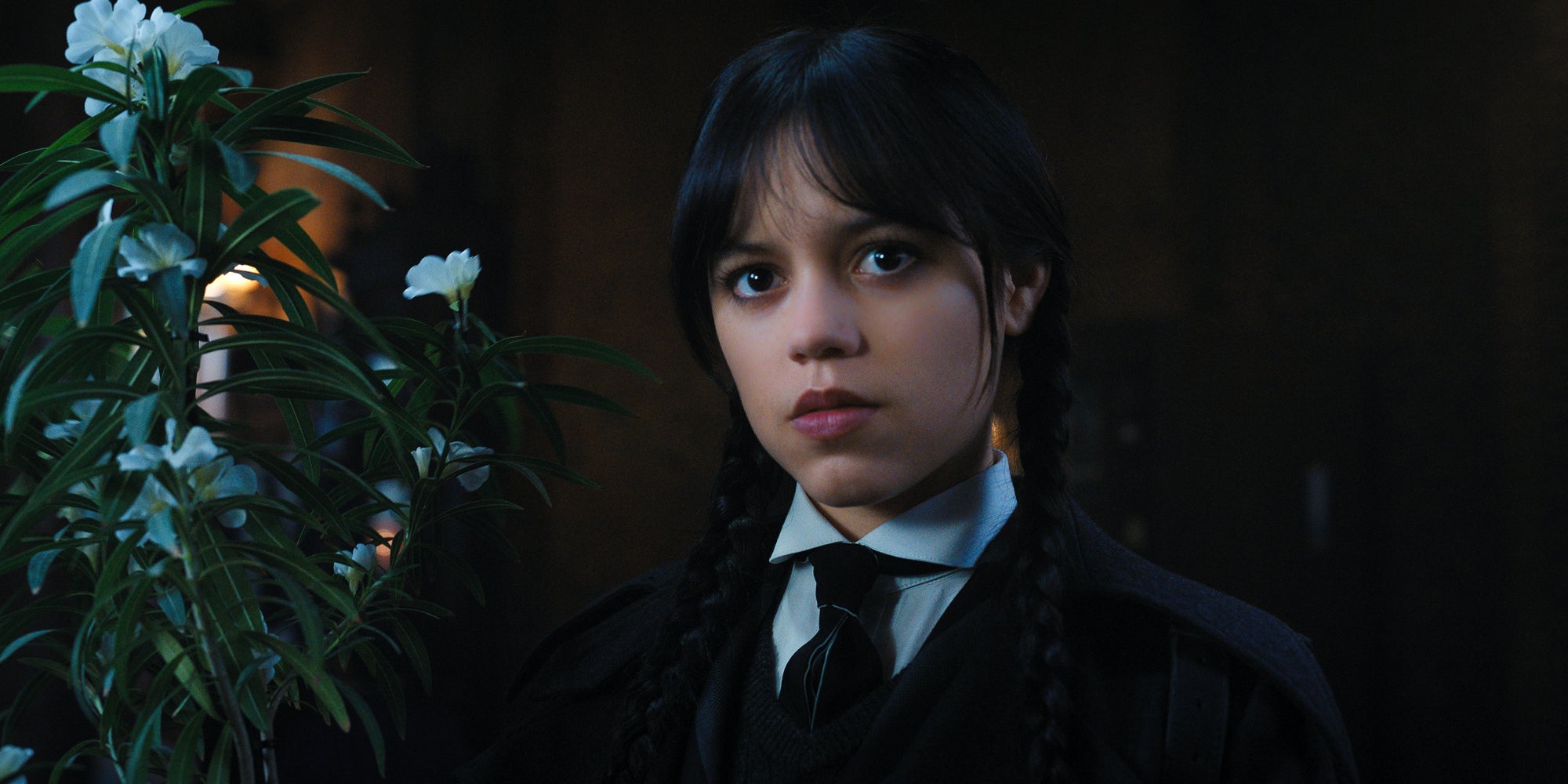 Jenna Ortega dans la série "Mercredi".