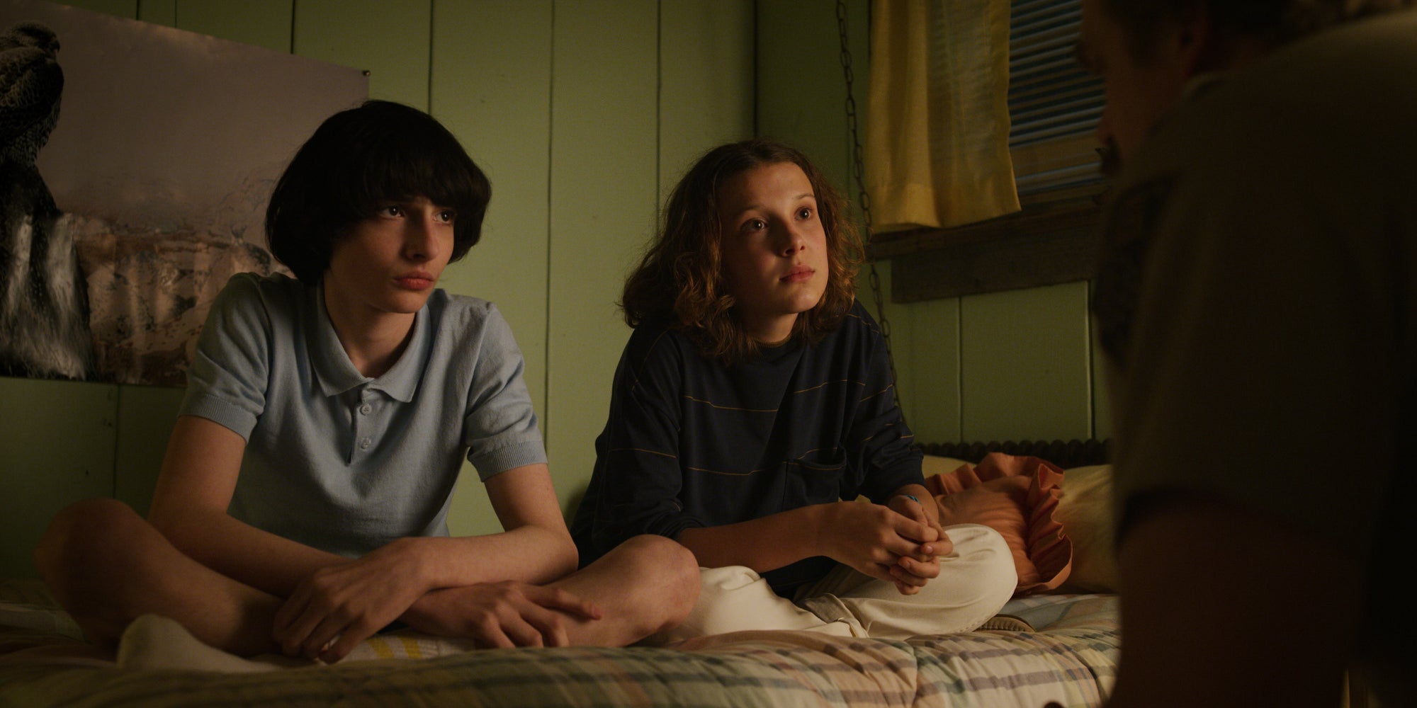 Mike (Finn Wolfhard) et Eleven (Millie Bobby Brown) dans la saison 3 de "Stranger Things".