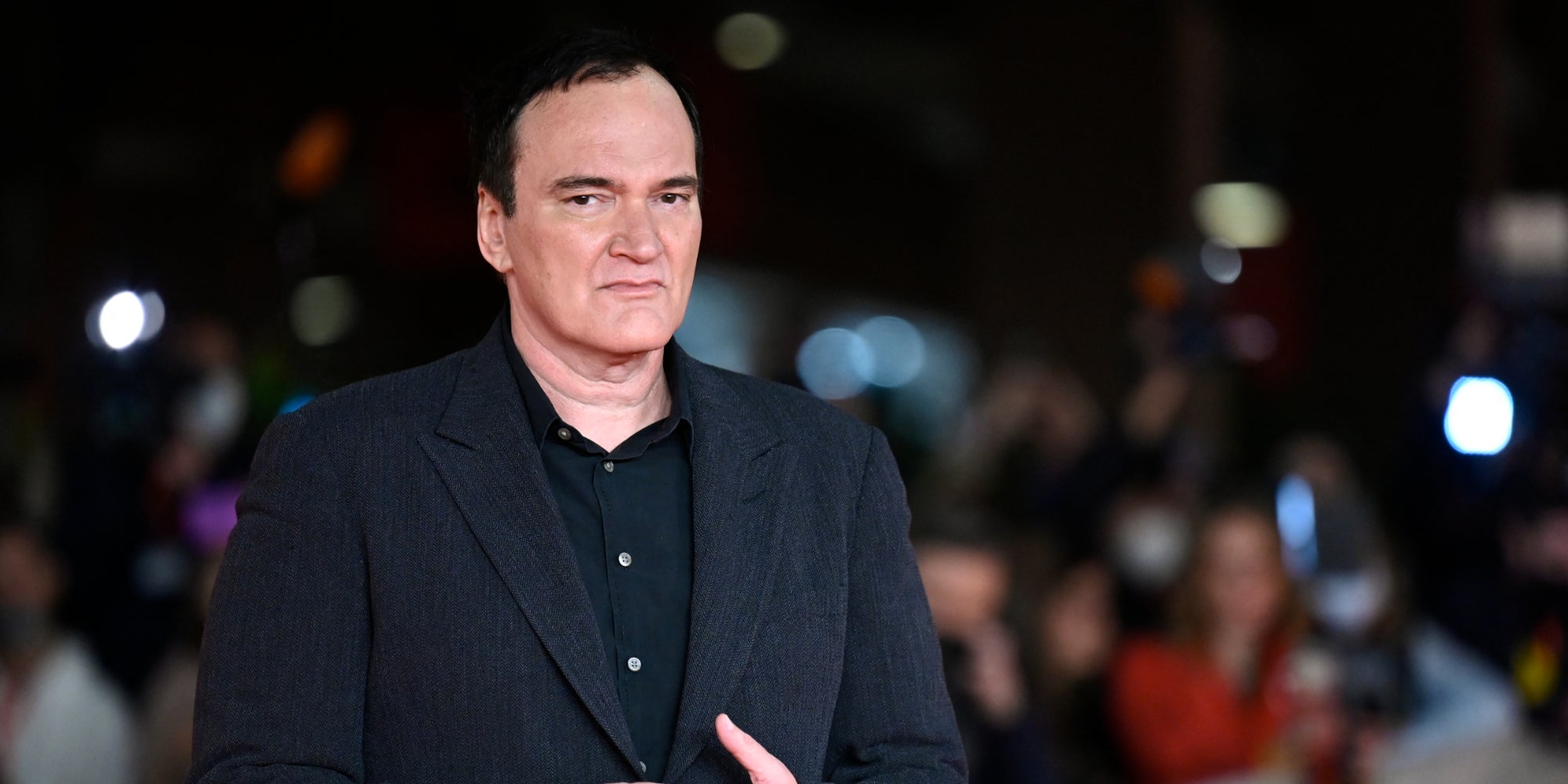 Quentin Tarantino au 16e Festival international du film de Rome, le 19 octobre 2021.