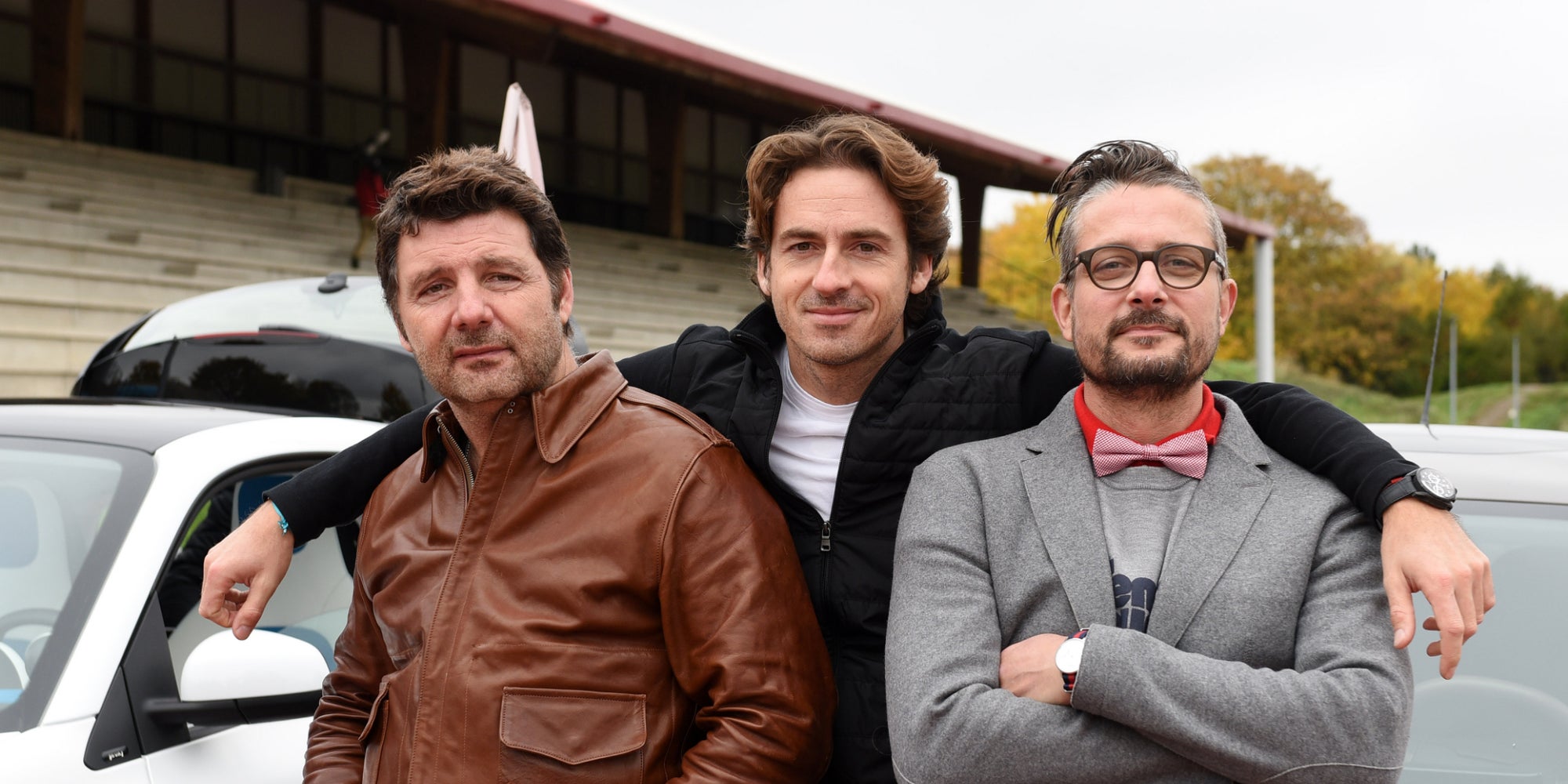 Philippe Lellouche, Bruce Jouanny et Le Tone, le trio infernal de présentateurs de Top Gear France