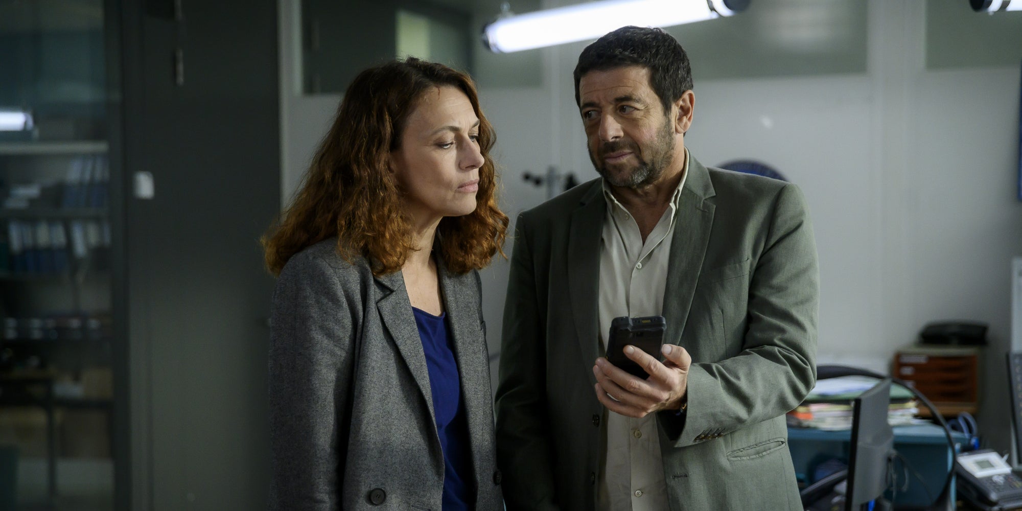 Natacha Lindinger et Patrick Bruel sont à l'affiche de la série d'espionnage "Menace Imminente" sur TF1. 