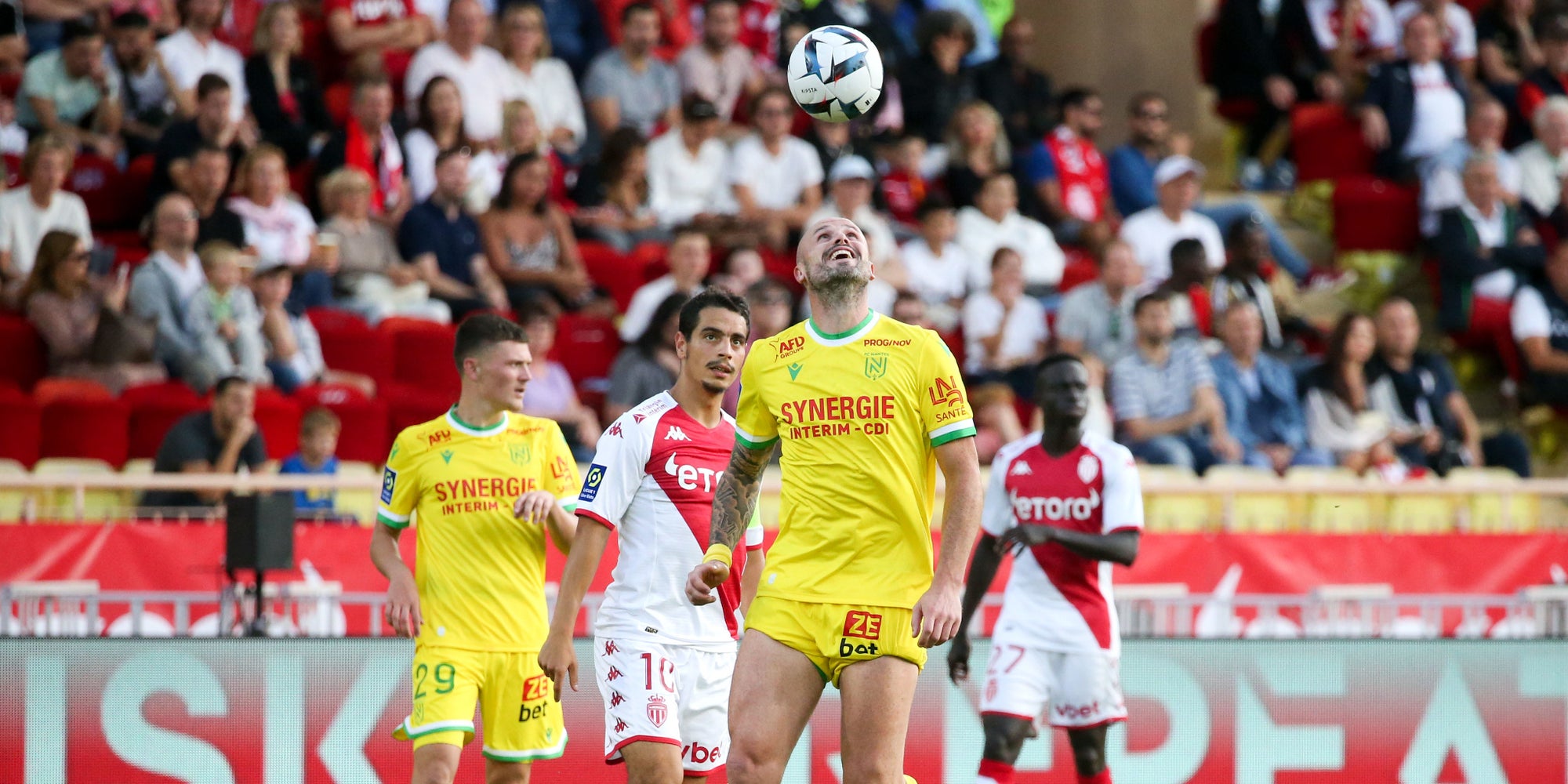 Monaco - Nantes en Ligue 1, le 2 octobre 2022 au stade Louis II, Monaco