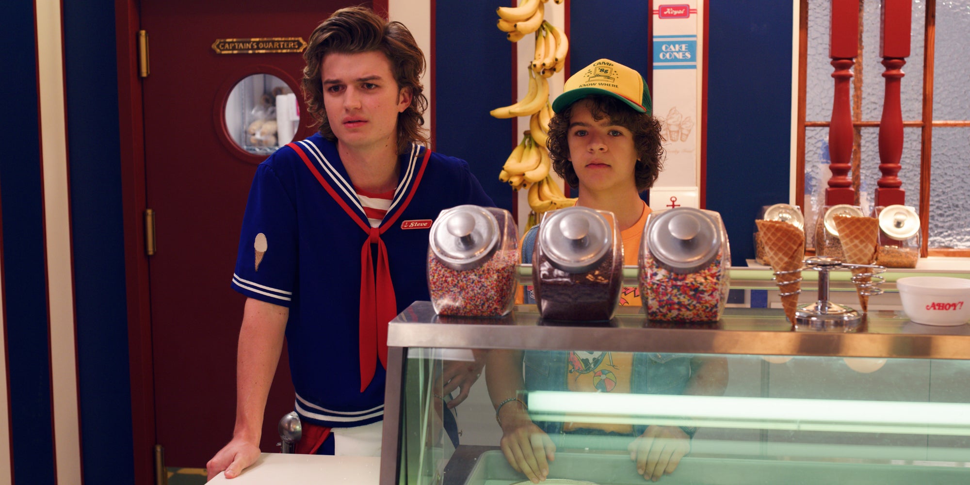 Steve et Dustin dans la saison 3 de Stranger Things sur Netflix.