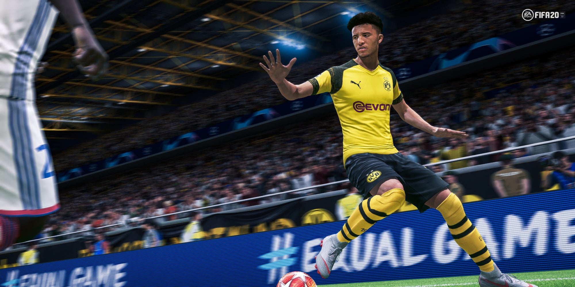 Le prodige anglais du Borussia Dortmund, Jadon Sancho, à l'affiche du prochain FIFA20