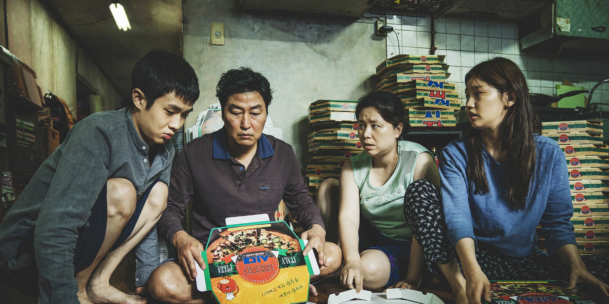 Parasite de Bong Joon-Ho, film ayant remporté la Palme d’or du Festival de Cannes 2019.