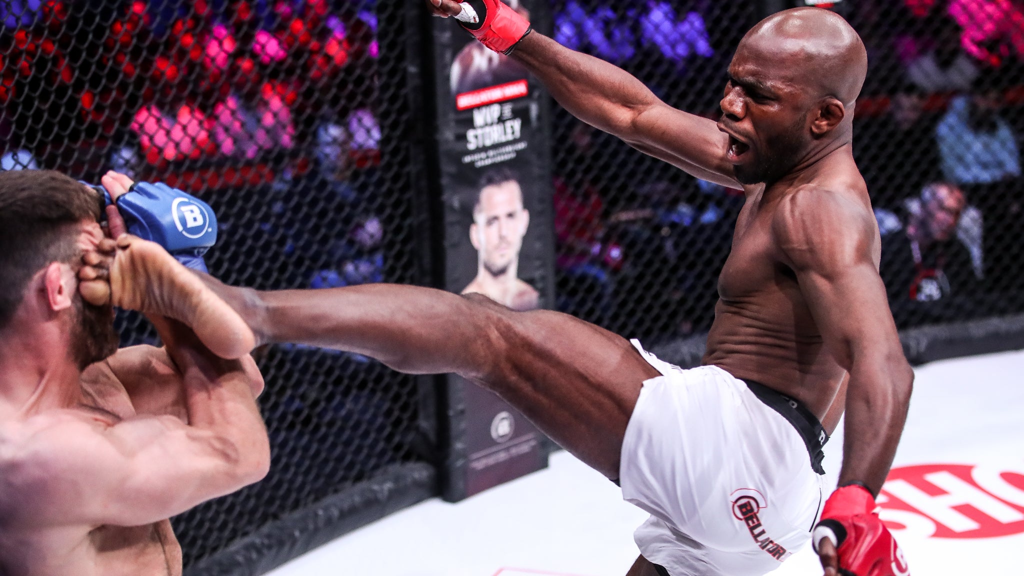 Yves Landu, dévastateur face à Gavin Hughes.