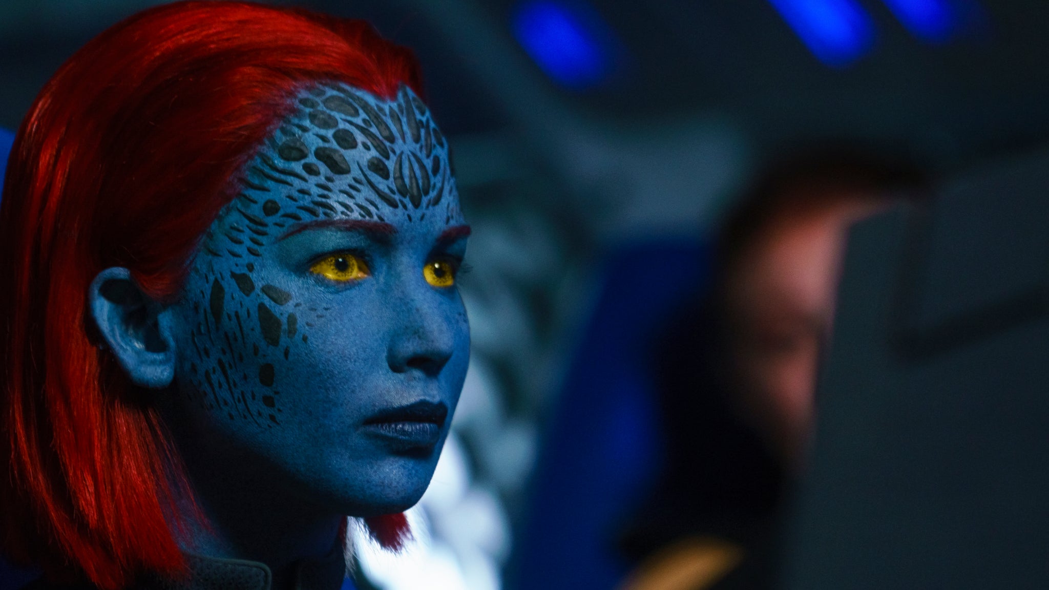 Mystique, mutante incarnée par l’actrice Jennifer Lawrence, dans le film X-Men : Dark Phoenix.