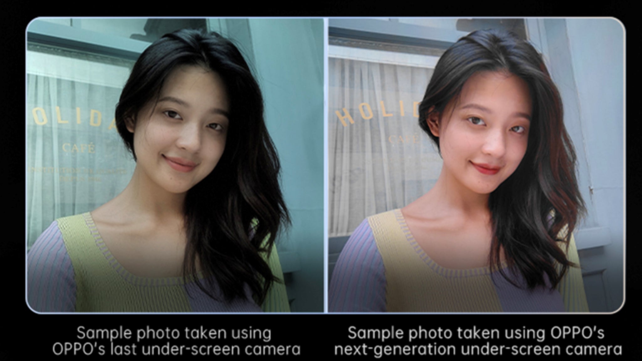 L'évolution entre les 2 selfies est évidente sur cette image