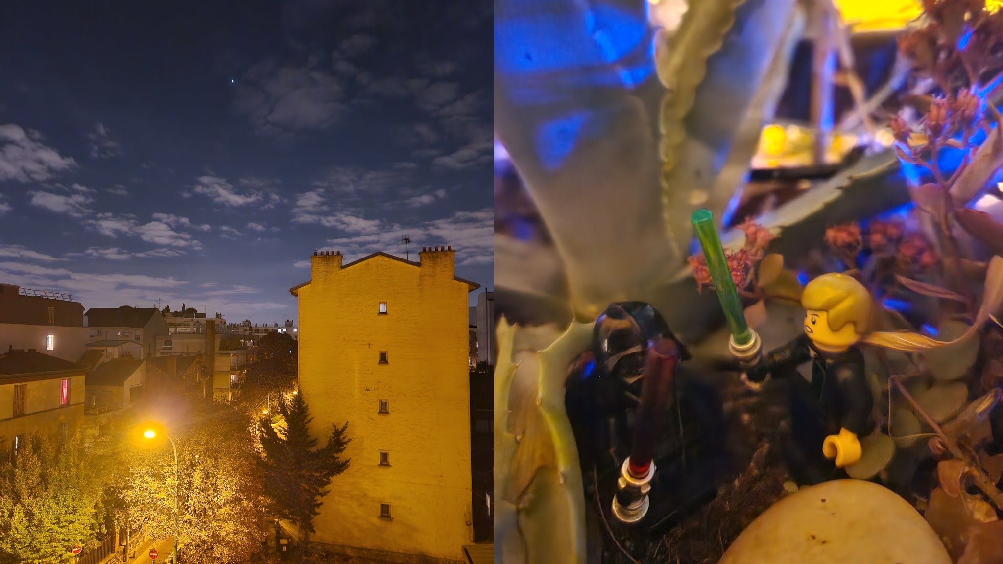 De nuit, les clichés normaux ressortiront très bien très facilement, tandis que les plans rapprochés et autres zooms seront plus compliqués à obtenir