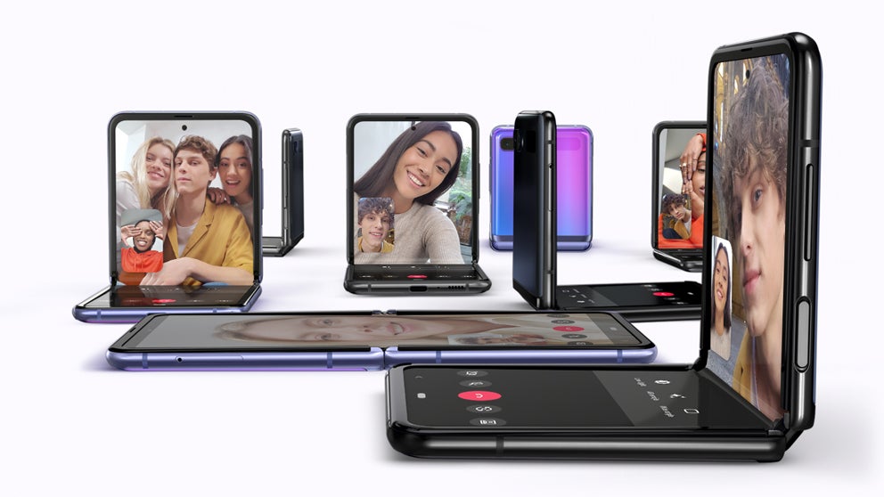 Le Samsung Galaxy Z Flip présenté à San Francisco ce mardi 11 février 2020.