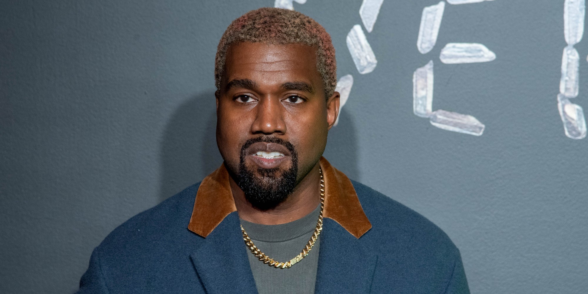 Kanye West au défilé d'automne de Versace, à Manhattan, le 2 décembre 2018.