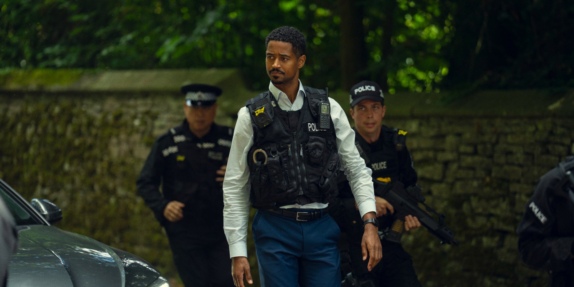 Alfred Enoch dans la série "Ne t’enfuis plus", adaptation du roman éponyme d'Harlan Coben.
