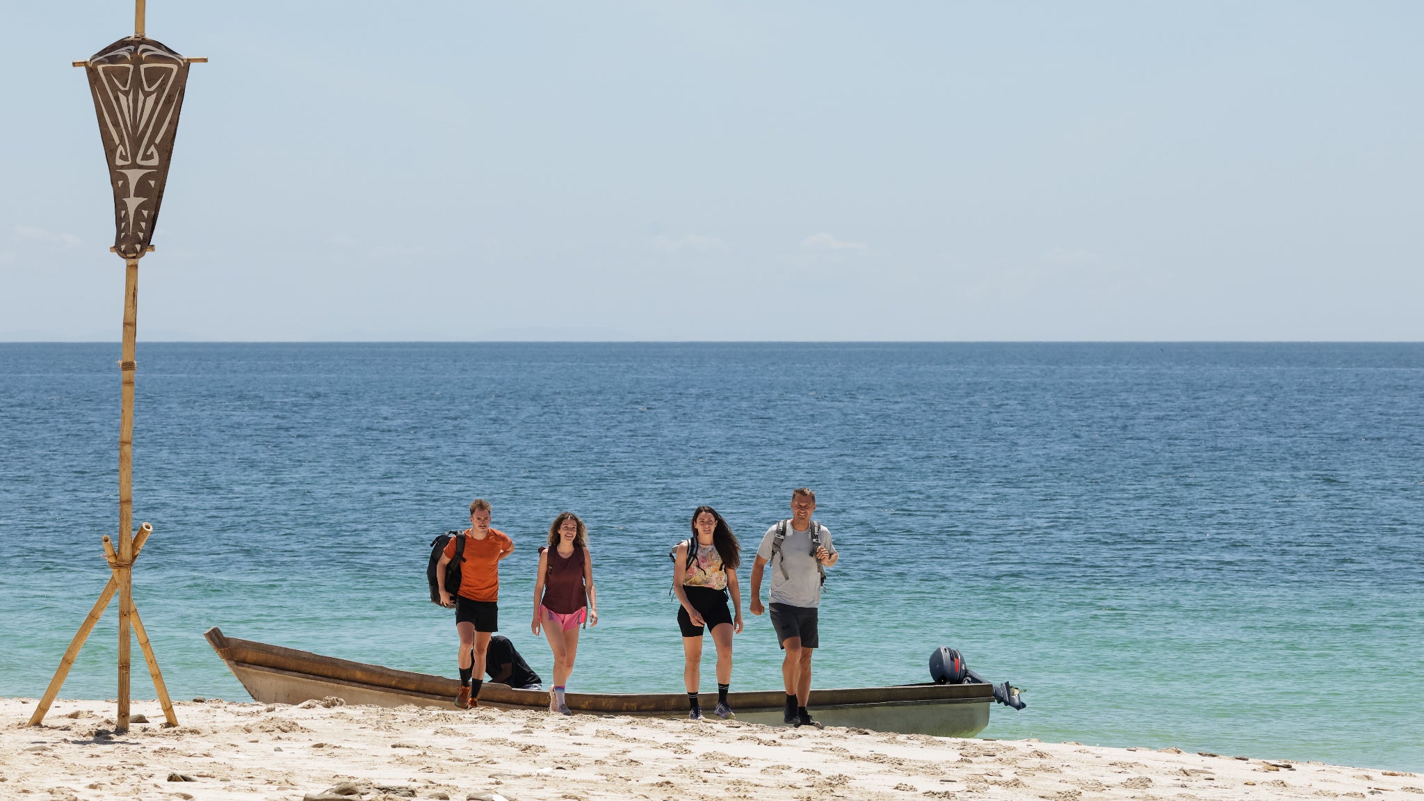 Dorian, Camille, Freddy et Charlotte de retour dans l'émission "Koh-Lanta All Stars".