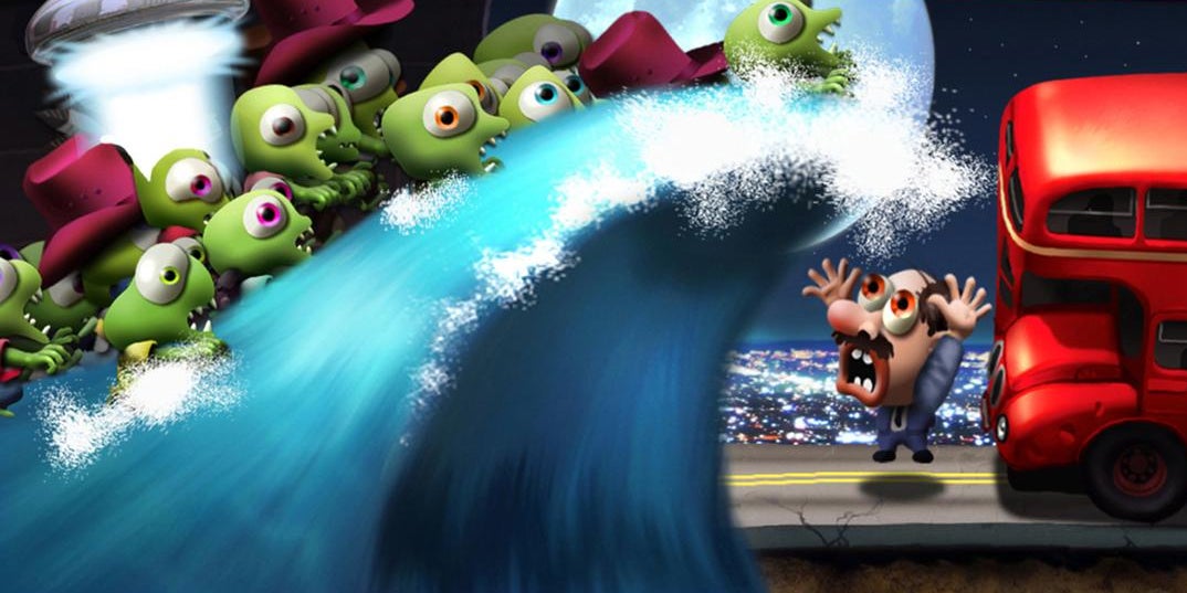 Mieux qu'un zombie : un tsunami de zombies.