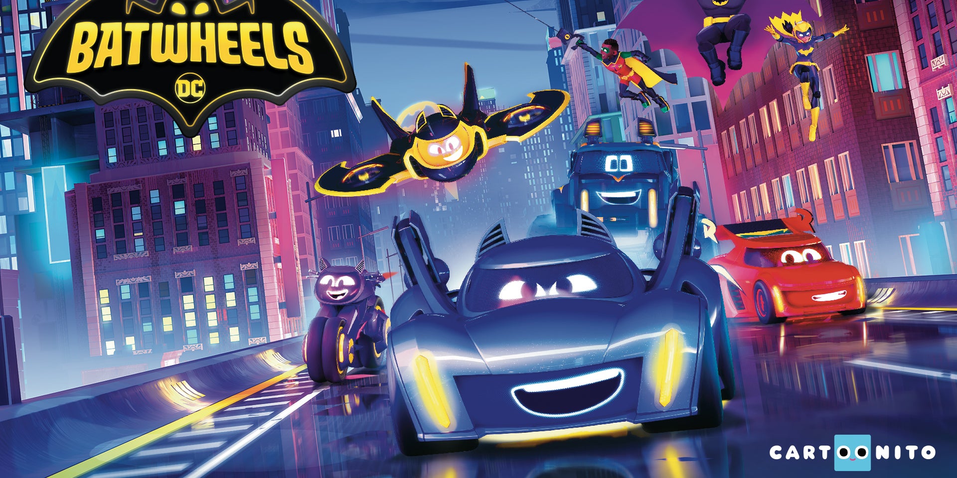 Cartoonito débarque sur la box SFR le 3 avril, avec "Batwheels" en exclusivité.