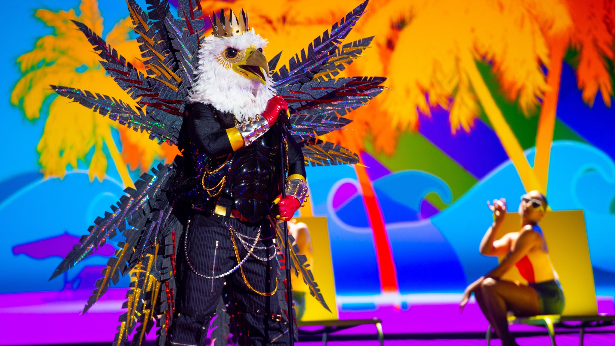 L'aigle dans Mask Singer sur TF1.