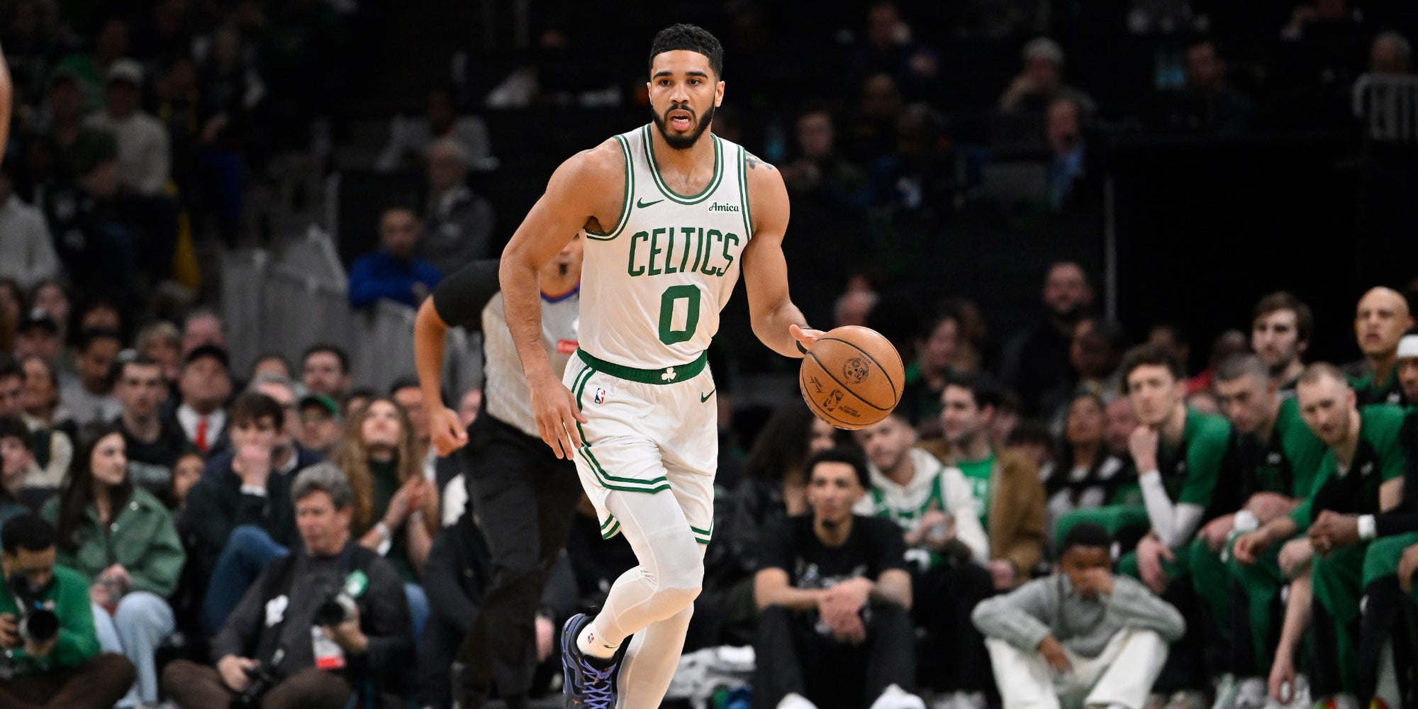 Les Boston Celtics de Jayson Tatum (photo) vont-ils réussir à conserver leur titre ? 