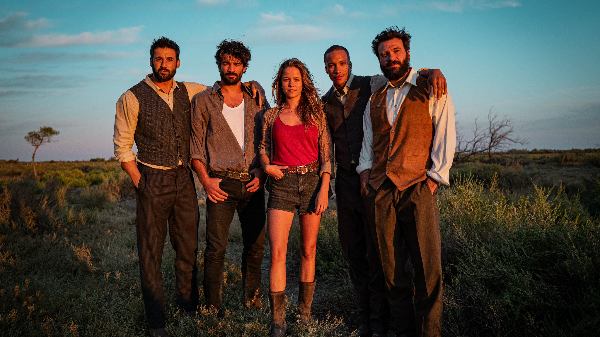 La casting d'Escort Boys dans les beaux décors de la Camargue